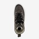 Leren dames veterboots grijs