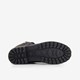 Leren dames veterboots zwart