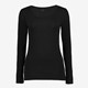 Dames shirt katoen zwart