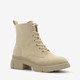 Tamaris dames veterboots beige