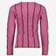 Meisjes longsleeve shirt roze zwart