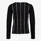 Meisjes longsleeve shirt zwart wit