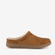 Relaxed Fit suede heren sloffen bruin