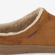 Relaxed Fit suede heren sloffen bruin