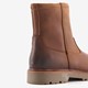 Gevoerde leren heren boots bruin