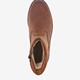 Gevoerde leren heren boots bruin
