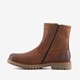 Gevoerde leren heren boots bruin