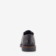 Leren heren veterschoenen blauw