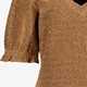 Dames top goudkleurig