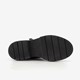 Leren meisjes biker boots zwart