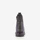 Leren dames chelsea boots zwart