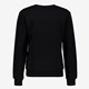 Jongens sweater met tekstopdruk zwart