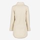 Lang dames fleece vest beige