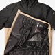 Heren anorak ski-jas zwart beige