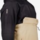 Heren anorak ski-jas zwart beige