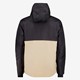 Heren anorak ski-jas zwart beige