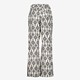 Dames skibroek met print zwart wit