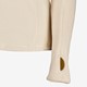 Dames skipully met rits beige