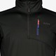 Heren skipully met rits zwart