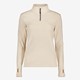 Dames skipully met rits beige