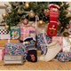 1 paar kinder kerst huissokken met poppetje
