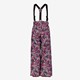 Kinder skibroek met bretels roz
