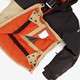 Kinder anorak ski-jas zwart beige