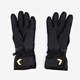 Dames softshell skihandschoenen zwart