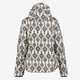 Dames ski-jas met print zwart wit