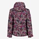 Kinder ski-jas met bloemetjes roze