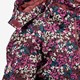 Kinder ski-jas met bloemetjes roze