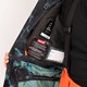 Kinder ski-jas met print zwart blauw