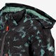 Kinder ski-jas met print zwart blauw