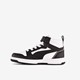 Rebound V6 Mid jongens sneakers zwart wit