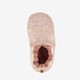 Leren babyschoenen roze met hartjes