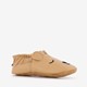 Leren babyschoenen met berensnuitje
