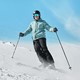 Heren dames skihelm zwart