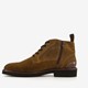Leren heren veterboots cognac
