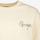 Dames sweater met backprint beige