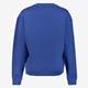 Dames sweater blauw met opdruk