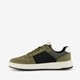 Heren sneakers groen zwart