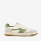 Heren sneakers wit groen
