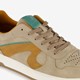Heren sneakers beige groen