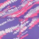 Meisjes sportlegging paars met print