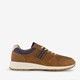 Heren sneakers bruin blauw