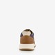 Heren sneakers bruin blauw