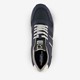 Heren sneakers blauw wit