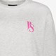Dames sweater met backprint grijs