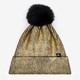 Dames muts goudkleurig