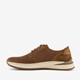 Leren heren sneakers cognac